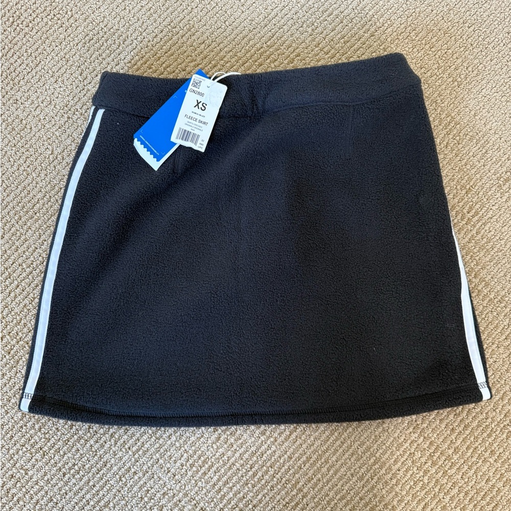 Adidas Black Skirt with White Stripes - Picture 3 of 5